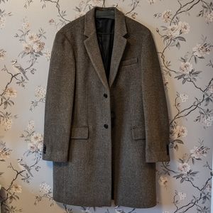 Club Monaco Mens Modern Twill Coat, Size Medium, Mens's 40, Beige